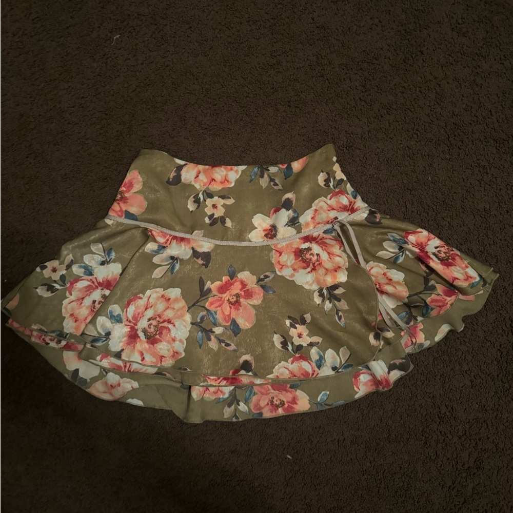 Full Tilt Low Rise Satin Mini Skirt